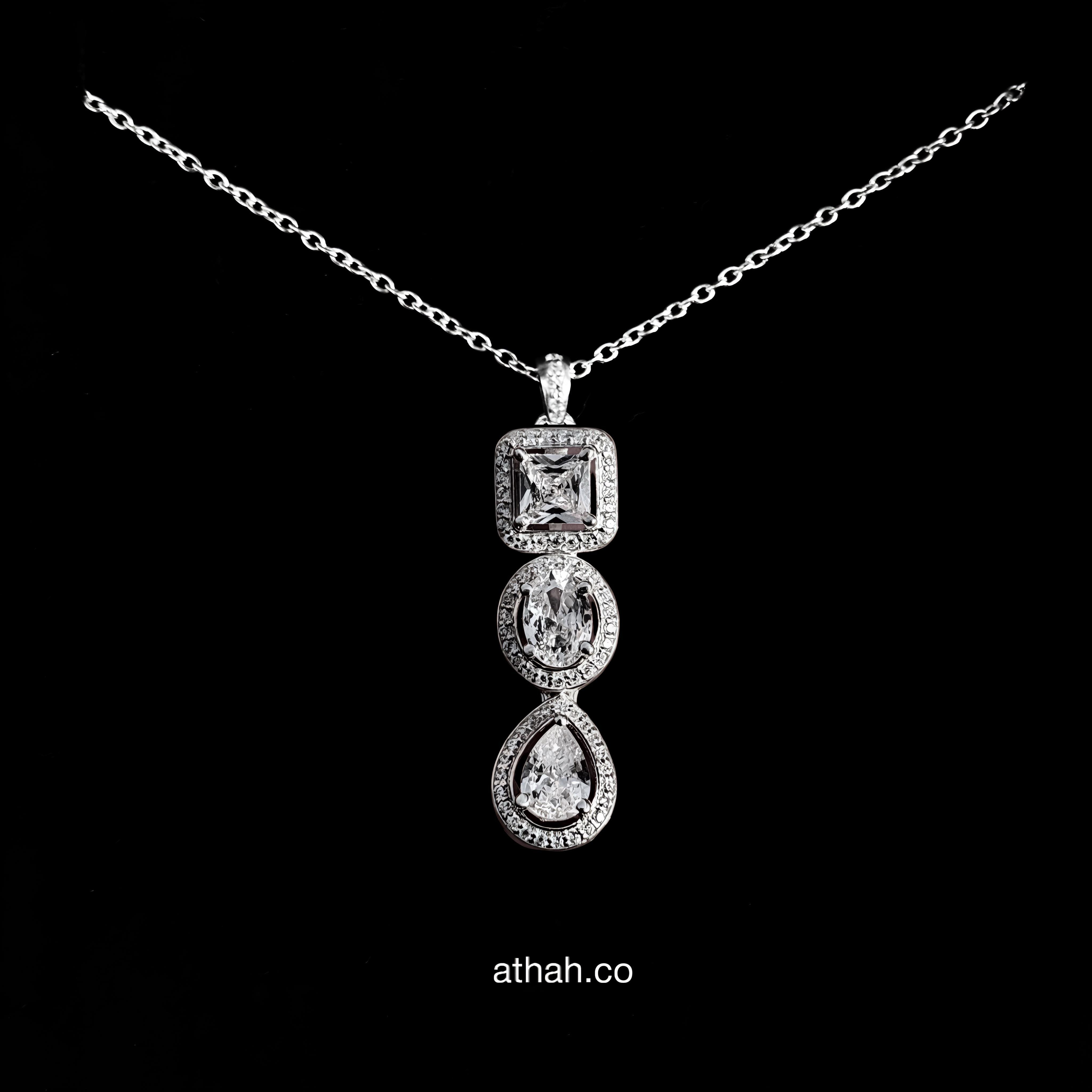 Athah Mix Drop Glittera Necklace