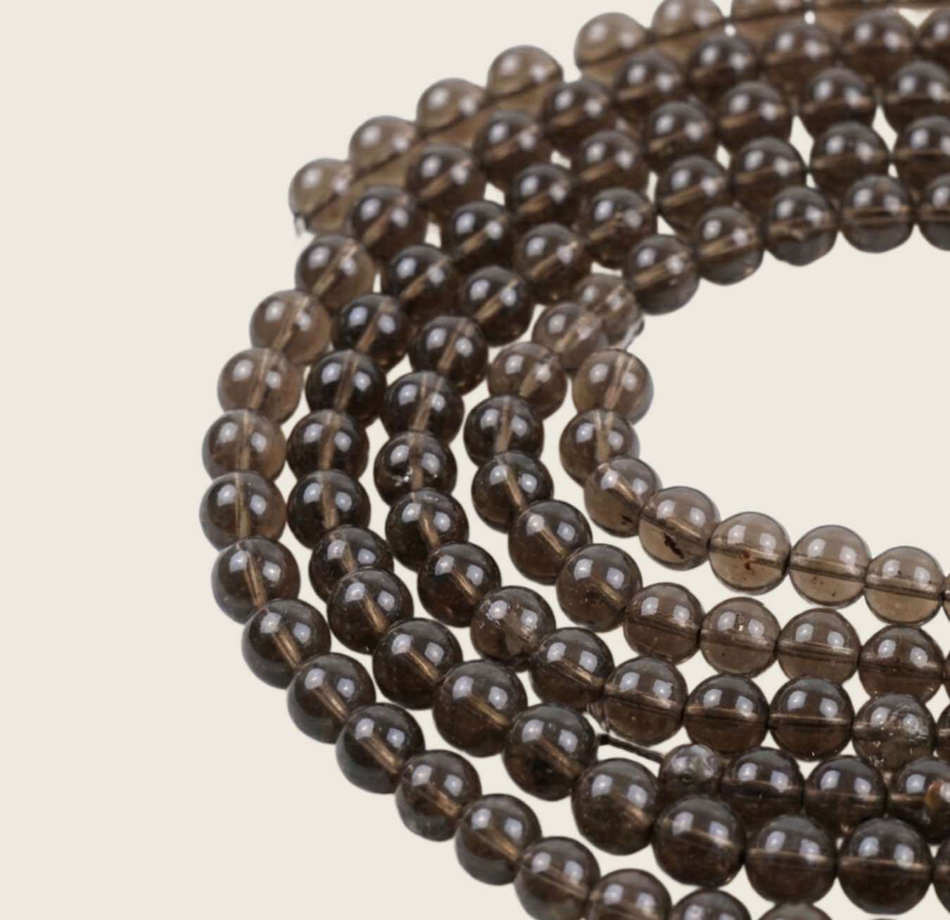 Smoky Quartz Gemstone Bead Strands