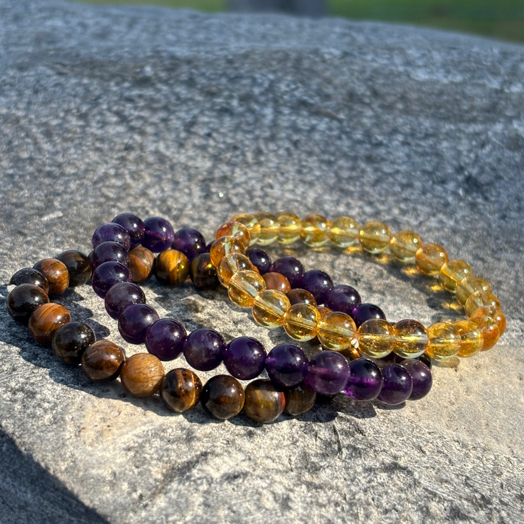 Sutr 7mm Citrine Bead Bracelet by Athah