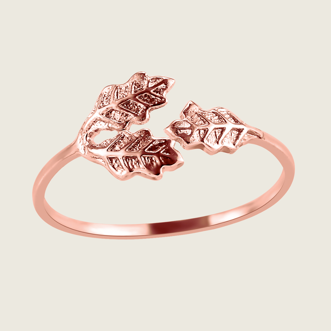 Athah Mystic Open Leaf Ring