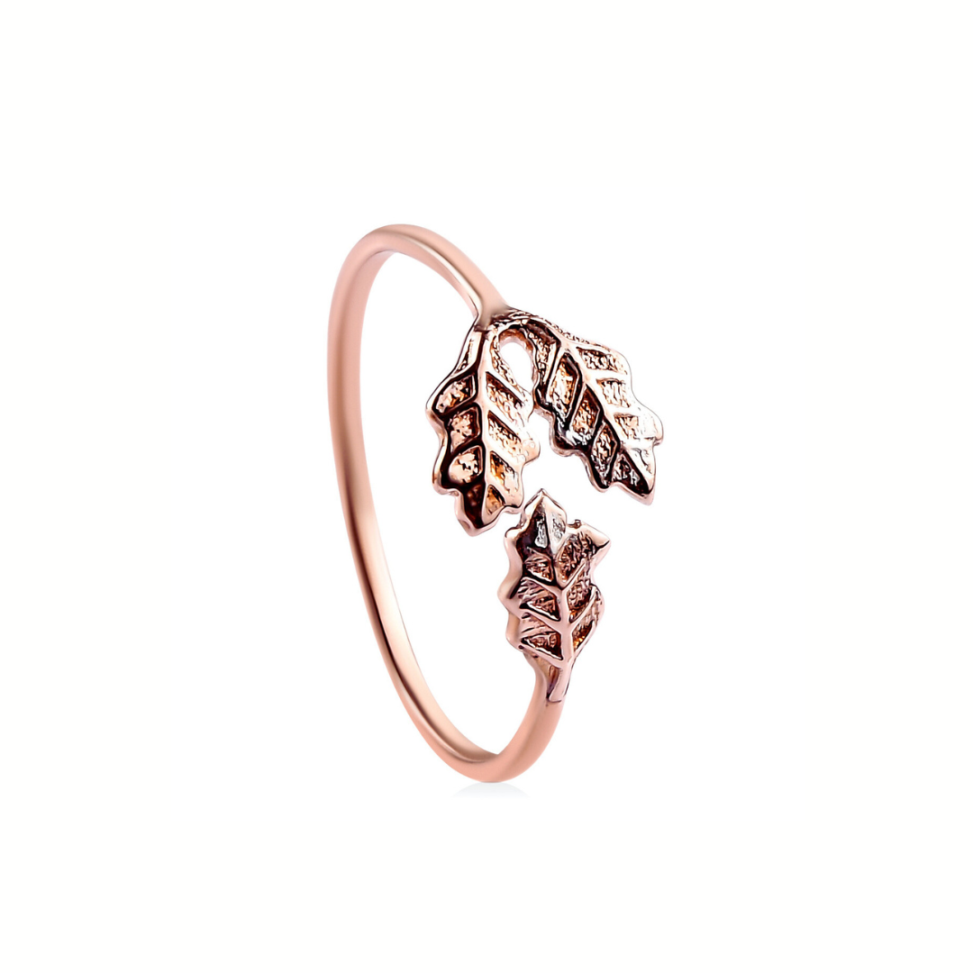 Athah Mystic Open Leaf Ring